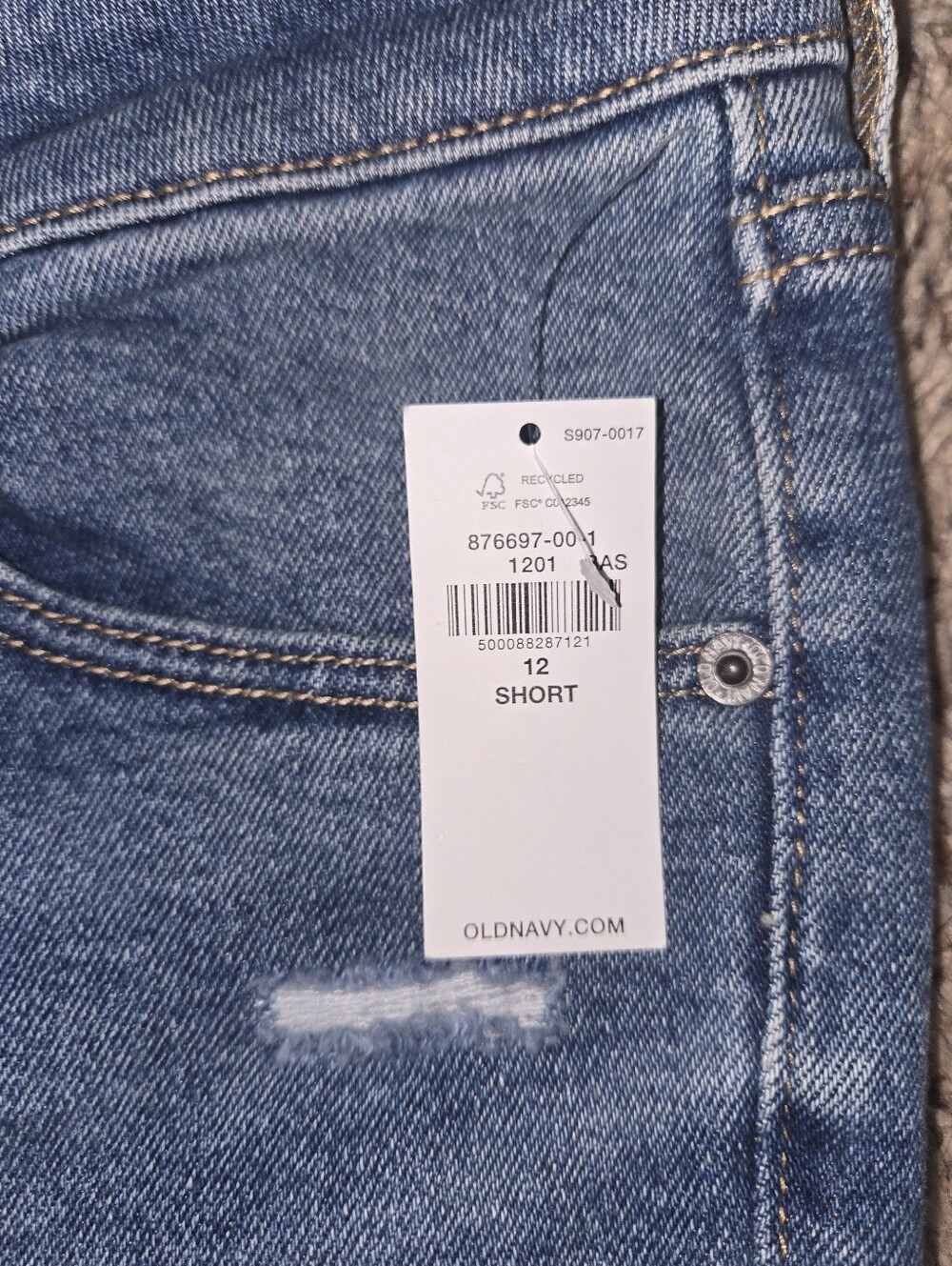 NWT Old Navy Mid Rise Rockstar Super Skinny Jeans - Picture 2 of 7
